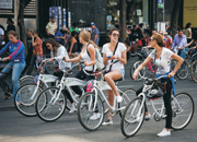 Promoting bicycles & reducing congestion